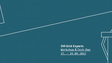 Off-Grid Experts Workshop 2017